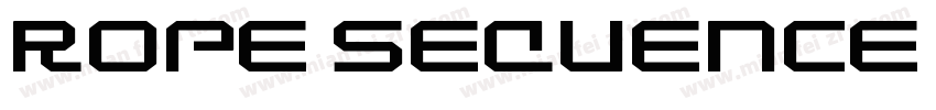 Rope Sequence Numbe字体转换